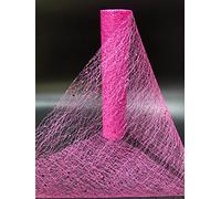CaiiBtntgb Sparkle Metallic Gold Thin Table Runners Sequin Glitter Metallic Foil Thin Mesh Roll Wedding Day Party Party Decor Gift Floral DIY Wrapping 30CM * 914CM (Rouge Rose)