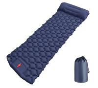 CAIJ Tapis de camping gonflable automatique, matelas de camping plus large et plus épais, pompe à pied pneumatique, matelas gonflable ultra léger pour camping, plage, randonnée