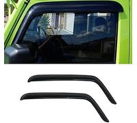 Caijiax Deflecteur vitre Voiture pour Jeep Wrangler JK 2007-2017 2door, Déflecteurs d'air élégants, Déflecteurs de fenêtre latérale Robustes et durabl.