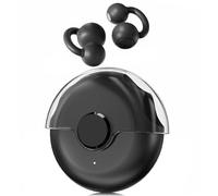 Caijin Écouteurs à Oreille Libre, sans Fil et à Clip, Bluetooth 5.4, 48h d'autonomie, Légers et Confortables, étanches - Maintien Confortable pour la Course, la Salle de Sport et Le Sport, Noir