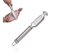 CAIKAILIOR Écailleur de poisson en acier inoxydable 3 en 1, retrait facile des écailles de poisson, pour disséquer et nettoyer les organes internes du poisson, outil efficace dans la cuisine