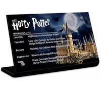 Caikbms Boîte Modèle Acrylique Compatible avec Château Lego 71043, Vitrine en Acrylique Anti-Poussière (Pas Modèle) A,5mm