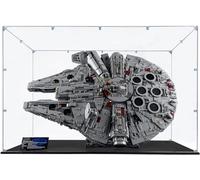 Caikbms Boîte Présentation Acrylique Compatible avec Modèle Lego 75192 Millennium Falcon, Boîte Présentation Transparente Anti Poussière (Vitrine sans Fond) B,2mm