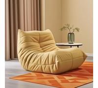 Caikbms Canapé Poire Adulte, Grand Fauteuil Poire, Fauteuil Poire pour Adolescent, Mousse Confort Haute Densité, Pouf pour Salon Ou Chambre C,Single