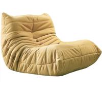 Caikbms Fauteuil Poire, Grand Fauteuil Poire, Canapé Poire pour Adolescents avec Mousse Haute Résilience, Pouf Mousse Mémoire Forme pour Salon Chambre Coucher Bureau F,Single