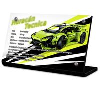 Caikbms Vitrine Acrylique Compatible avec Groupe Mécanique Course Le-Go 42161, Boîte Modèles Acrylique Anti-Poussière, Transparente Assembler pour Jouets Collection (Modèle Non Inclus) A,5mm