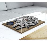 Caikbms Vitrine Acrylique Compatible avec Le-go 75192 Millennium Falcon, Vitrine Transparente Anti-Poussière (Vitrine Uniquement) A,3mm