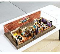 Vitrine Acrylique Compatible avec Le-go Friends Apartments 10292, Vitrine Acrylique Anti-Poussière (Modèle Non Inclus) A,3mm