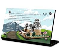 Caikbms Vitrine Acrylique Compatible avec Lego 21060 Himeji Castle Flower Sea, Assembler Vitrine Anti-Poussière Transparente Et Épaisse, Protégée Contre Les UV (Modèle Non Inclus) A,5mm