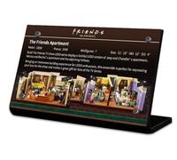 Caikbms Vitrine Acrylique Compatible avec Les Appartements Lego Friends 10292, Vitrine Acrylique Anti Poussière (Modèle Lego Non Inclus) A,5mm