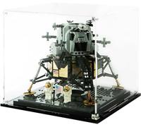 Caikbms Vitrine Acrylique Compatible avec Modèle Module Lunaire Lego 10266 Apollo 11, Présentoir 25 X 23 X 23 cm, Boîte Modèle Verre Acrylique avec Protection UV 2mm