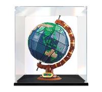 Caikbms Vitrine Acrylique pour Modèle Globe 21332, Vitrine Rangement Anti Poussière Compatible avec Lego 21332 (Vitrine Uniquement) B,3mm