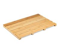 Caillebotis Bambou - 1 Pièce - Bois Naturel - Antidérapant - Salle De Bain Sauna Extérieur - 54x36 C PELLE A LITIERE - FOURCHE A LI
