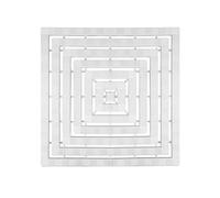 Caillebotis / Clayette de douche Plateforme 57 x 57 cm
