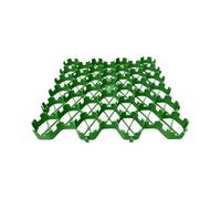 Caillebotis en Gravier, pavés de Jardin, fondations d'abri de Jardin, 4 grilles = 1 m² (Vert), for allées, pentes, Jardins, aménagement paysager, parkings, pelouses(3.5cm-16 Pieces)
