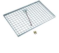 Caillebotis en tôle d'acier, accessoire, pour armoire KVS taille 2 - HAGER ZAY90272