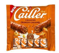 Cailler Branche Crunchy Caramel, Chocolat au Lait avec Praliné et Morceaux de Caramel, 30 Branches, 690g x30/x5 (5)