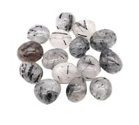 Cailloux Aquarium Pierres roulées en vrac, minerai de gravier, spécimen de cristaux de guérison, Quartz, gemmes énergétiques, réservoir minéral, Aquarium, jardin, décoration de la maison(Color21,50g)