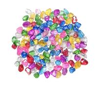 Cailloux Aquarium Quartz clair galvanisé coloré, pierre précieuse à paillettes, spécimen minéral, décor d'aquarium, décoration de maison(1Bag(100g))