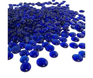 Cailloux décoratifs, Decostones, Ronde Perles, Accessoires et Objets de décoration 170-180pcs (0.955kg) Par ARSUK® (Bleu)