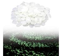 Cailloux phosphorescents, Pierres lumineuses qui brillent dans le noir Galets lumineux(White)