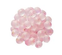 Cailloux, pierres décoratives naturelles, Glass Marbles, Glass Stones, Glass Gems Beads, Sea Glass Pebbles for Aquarium Turtle Fish Tank Vase Filler Terrarium Flowerpot Decoration,E,100(A,100)