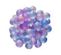 Cailloux, pierres décoratives naturelles, Glass Marbles, Glass Stones, Glass Gems Beads, Sea Glass Pebbles for Aquarium Turtle Fish Tank Vase Filler Terrarium Flowerpot Decoration,E,100(D,50)
