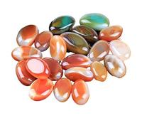 Cailloux, pierres décoratives naturelles, Polished Agate Stones Colored Pebbles River Rocks for Plants, Fish Tank Rocks, Aquarium Rocks, Vase Filler Rocks, Landscaping Rocks And DIY Arts,M(S)