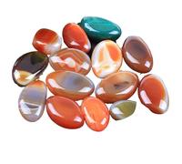 Cailloux, pierres décoratives naturelles, Polished Agate Stones Colored Pebbles River Rocks for Plants, Fish Tank Rocks, Aquarium Rocks, Vase Filler Rocks, Landscaping Rocks And DIY Arts,M(M)