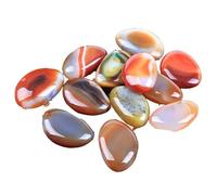 Cailloux, pierres décoratives naturelles, Polished Agate Stones Colored Pebbles River Rocks for Plants, Fish Tank Rocks, Aquarium Rocks, Vase Filler Rocks, Landscaping Rocks And DIY Arts,M(L)