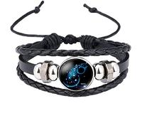Caimeytie Bracelet Réglable Pendante Constellation Verre Produit Verseau