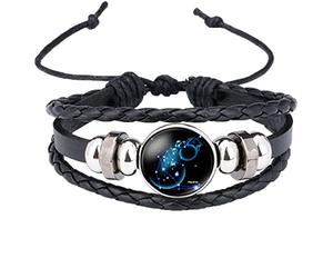 Caimeytie Bracelet Réglable Pendante Constellation Verre Produit Verseau