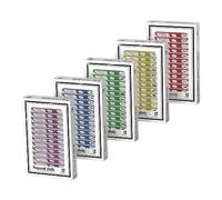 Cainda Lot de 60 Lames de Microscope préparées en Plastique pour Enfants, Animaux, Insectes, Plantes, Fleurs, échantillons de Microscope avec spécimens pour étudiants et Adultes
