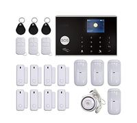 CAINV pour la sécurité à Domicile G30 Tuya GSM système d'alarme de sécurité à Domicile 433 MHz Kit d'alarme antivol sans Fil Fonctionne avec télécommande APP(YK-002-GSM-G30-H)