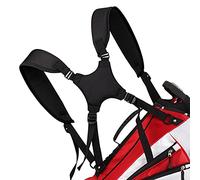 caiobob Sangle de sac de golf double bandoulière universelle rembourrée de rechange pour Taylormade Callaway (Noir)