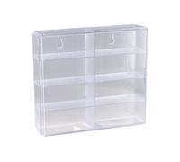 CAIONPLE 1:64 pour Hot Wheel Display Box Modèle de voiture Armoire à Rack pour Hotwheel Cars Moulé sous pression Rangement étanche à la poussière Boîte d'affichage B
