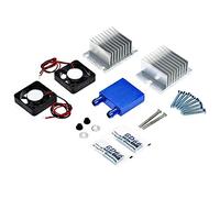CAIONPLE 1 Ensemble Mini Climatiseur Kit de DIY ThermoéLectrique Refroidisseur Peltier de Refroidissement de RéFrigéRation + Ventilateur pour Outil Domestique