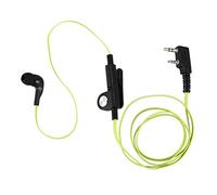CAIONPLE 2 broches Style Nouille Casque d'écoute K Plug Oreillette pour Uv5R -888S Uv5R Radio Vert