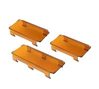CAIONPLE 20 Amber Snap sur cache objectif 6 + 8 pour barre lumineuse LED tout-terrain ATV SUV