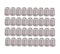 CAIONPLE 36 Pièces Lumières Miniatures pour Maison de Poupée, Lumières LED Miniatures pour L'Artisanat, Mini Spots Fonctionnant sur Batterie (Blanc Chaud)