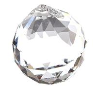 CAIONPLE 40MM Feng Shui Pendentif de Boule de Cristal Facette Decoration (transparant)