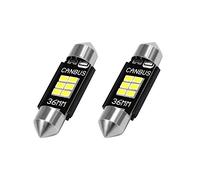 CAIONPLE Ampoules LED Canbus 3020 Chipset Lumens 400 Extreme pour Interieur Lampe De Voiture De Dome De Plaque D'Immatriculation Feston De 36Mm De3175 6428 Blanc