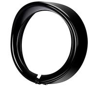 CAIONPLE Anneau d'ornement de phare 7 visière noire de moto pour Softail Street Glide Road Glide