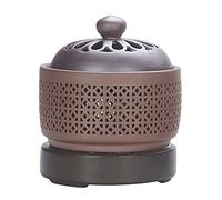 CAIONPLE Aromathérapie Électronique Brûleur d'encens Électrique Lumière 220 V Réglage de la Température, S