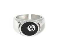 CAIONPLE Billard Homme Bague Réglable Numéro Noir 8 Huit Bague de Billard de Piscine pour Amateurs de Piscine