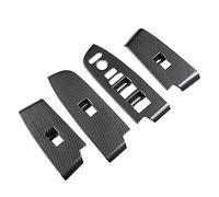CAIONPLE Bouton de levage en fibre de carbone pour fenêtre, panneau d'accoudoir de porte, autocollant pour V Vezel 2021 2022 RHD