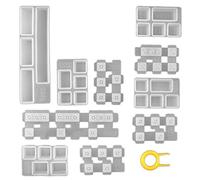 CAIONPLE Bricolage Silicone Keycaps RéSine Moule pour Clavier MéCanique Cristal éPoxy Moules Artisanat Faisant des Outils pour Cherry MX