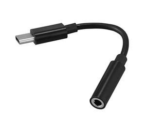 CAIONPLE Câble adaptateur USB C vers prise jack 3,5 mm, port mâle de type C 3.1 vers connecteur auxiliaire audio stéréo femelle de 3,5 mm pour Moto Z, LeEco Le S3/2 Pro et plus encore