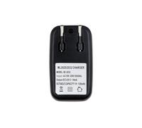 CAIONPLE Chargeur de Batterie 3,6 V Lithium 2032 2025 Adaptateur de Chargeur de Batterie pour Pile Bouton ML2032 ML2025 Prise UE