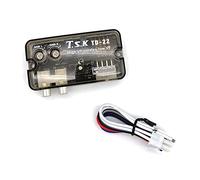 CAIONPLE Convertisseur Audio de Voiture 12V Adaptateur de Convertisseur de Niveau de Haut-Parleur Stéréo Convertisseur Haut à Bas Câble de Fréquence Réglable